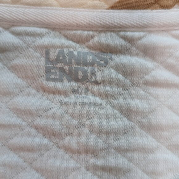 3/4 Sleeve Quilted Crew Neck Top | Land's End - Picture 6 of 6